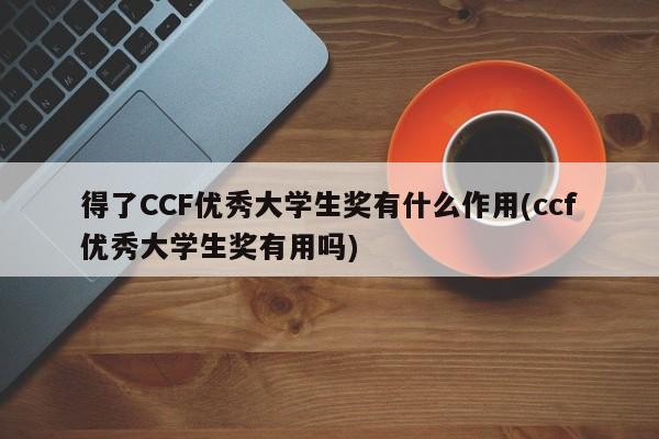 得了CCF优秀大学生奖有什么作用(ccf优秀大学生奖有用吗)