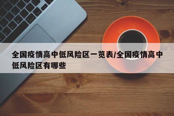 全国疫情高中低风险区一览表/全国疫情高中低风险区有哪些